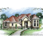 Victorian House Plan Front Image - Norwich View European Home 038D-0715 - Shop House Plans and More