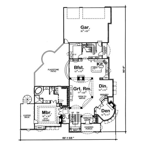 Sunbelt House Plan First Floor - Remy Place European Luxury Home 038D-0716 - Shop House Plans and More