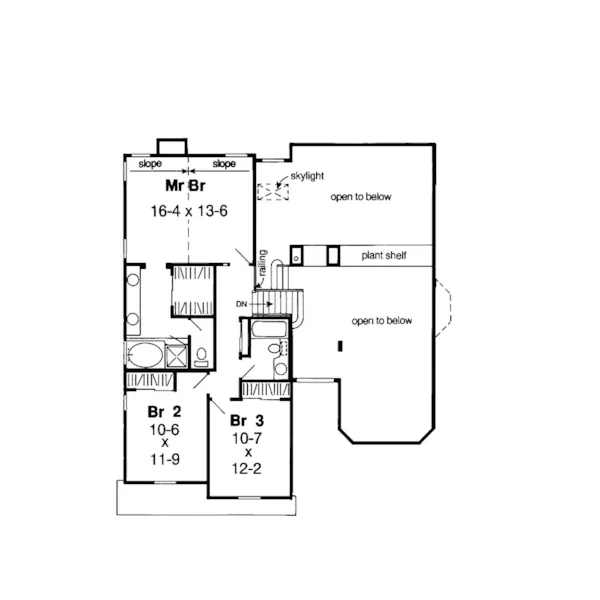 Country House Plan Second Floor - Salton Country Home 038D-0732 - Shop House Plans and More