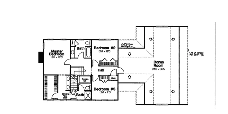 Georgian House Plan Second Floor - Pixley Classic Colonial Home 038D-0746 - Shop House Plans and More