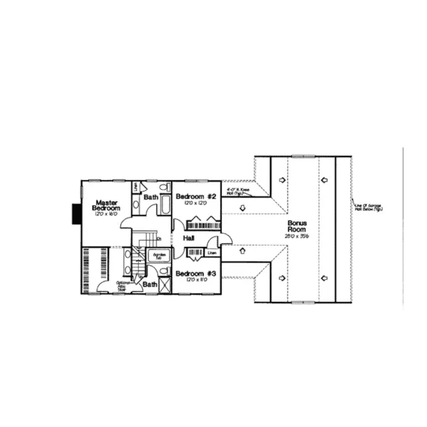 Colonial House Plan Second Floor - Pixley Classic Colonial Home 038D-0746 - Shop House Plans and More