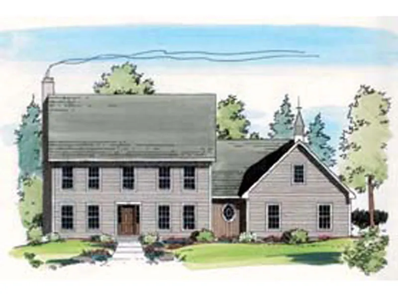 Colonial House Plan Front Image - Pixley Classic Colonial Home 038D-0746 - Shop House Plans and More