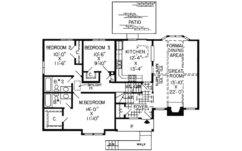 Contemporary House Plan First Floor - Valle Vista Contemporary Home 038D-0768 - Shop House Plans and More
