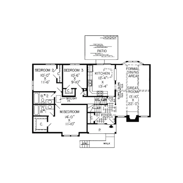 Contemporary House Plan First Floor - Valle Vista Contemporary Home 038D-0768 - Shop House Plans and More