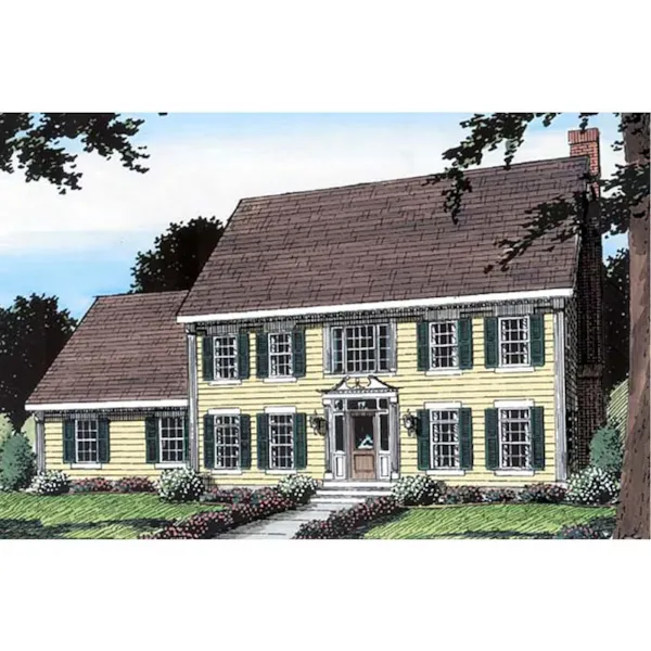 Pampering Family Home With Colonial Appeal