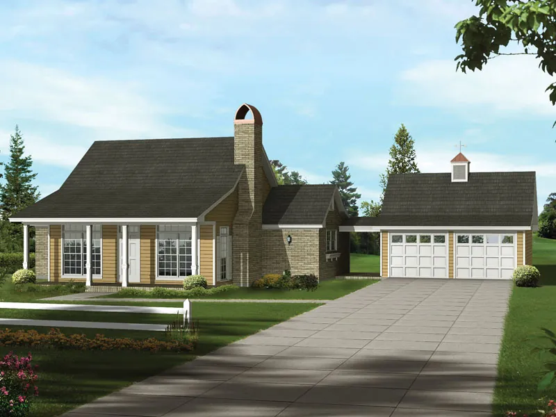 Home With Covered Breezeway To Garage