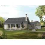 Country Style Acadian Home With Rear Entrance Garages