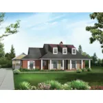 Triple Dormers Lift This Home With Friendly Acadian Style