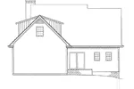 Country House Plan Rear Elevation - Fulton Park Acadian Home 039D-0020 - Search House Plans and More