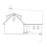 Country House Plan Rear Elevation - Fulton Park Acadian Home 039D-0020 - Search House Plans and More