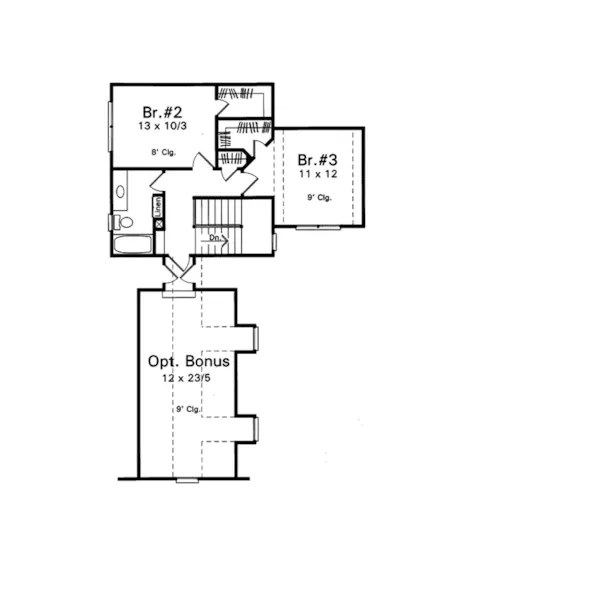 Country House Plan Second Floor - Sacracrest Country French Home 039D-0021 - Shop House Plans and More