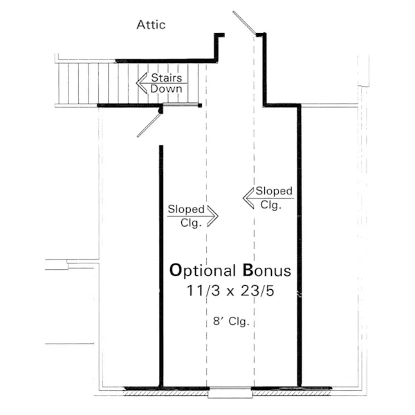 Country House Plan Second Floor - Roseland Traditional Home 039D-0038 - Shop House Plans and More