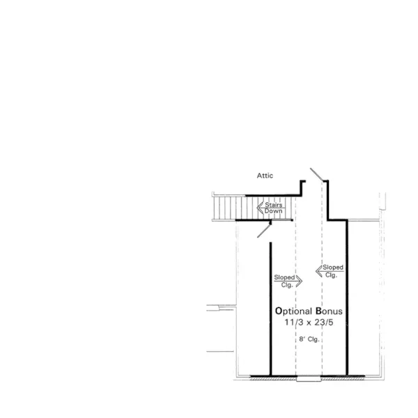 Country House Plan Optional Second Floor - Roseland Traditional Home 039D-0038 - Shop House Plans and More