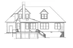 Traditional House Plan Rear Elevation - Hollyspring Country Home 039D-0039 - Search House Plans and More