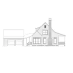 Traditional House Plan Left Elevation - Farmview Acadian Country Home 040D-0001 - Search House Plans and More