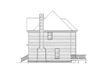 Colonial House Plan Right Elevation - Scottfield Compact Farmhouse 040D-0002 - Shop House Plans and More