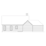 Country House Plan Rear Elevation - Cedarwood Country Bungalow Home 040D-0003 - Search House Plans and More