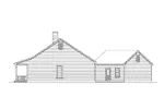 Ranch House Plan Right Elevation - Cedarwood Country Bungalow Home 040D-0003 - Search House Plans and More