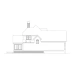 European House Plan Left Elevation - Valleyside Craftsman Home 040D-0005 - Shop House Plans and More