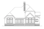 Craftsman House Plan Rear Elevation - Valleyside Craftsman Home 040D-0005 - Shop House Plans and More