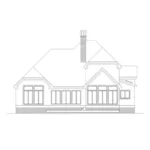 European House Plan Rear Elevation - Valleyside Craftsman Home 040D-0005 - Shop House Plans and More