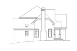 Southern House Plan Left Elevation - Ferguson Modern Home 040D-0006 - Search House Plans and More