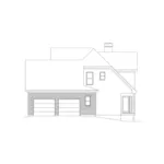 Colonial House Plan Right Elevation - Genmore Southern Colonial Home 040D-0007 - Search House Plans and More