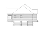 Ranch House Plan Left Elevation - Bedford Country Ranch Home 040D-0008 - Search House Plans and More