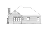 Traditional House Plan Rear Elevation - Bedford Country Ranch Home 040D-0008 - Search House Plans and More