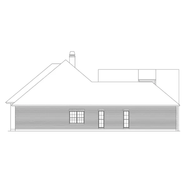 Country House Plan Right Elevation - Tavalon Country Home 040D-0009 - Shop House Plans and More