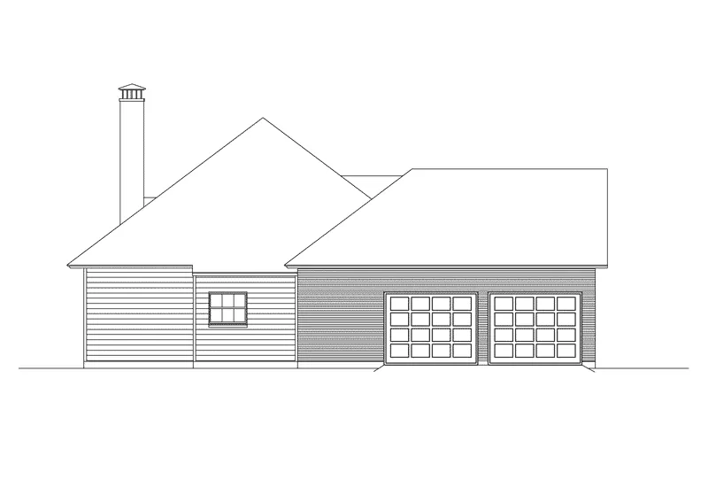 European House Plan Left Elevation - Pembrooke Traditional Home 040D-0011 - Shop House Plans and More