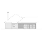 Ranch House Plan Left Elevation - Pembrooke Traditional Home 040D-0011 - Shop House Plans and More