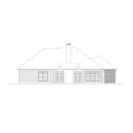 Ranch House Plan Rear Elevation - Pembrooke Traditional Home 040D-0011 - Shop House Plans and More