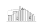 Traditional House Plan Right Elevation - Chestnut Ranch Home 040D-0013 - Search House Plans and More