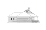 Acadian House Plan Left Elevation - Livingston Country Acadian Home 040D-0014 - Shop House Plans and More