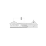 Ranch House Plan Rear Elevation - Forestville Country Home 040D-0015 - Search House Plans and More