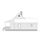 Ranch House Plan Right Elevation - Forestville Country Home 040D-0015 - Search House Plans and More