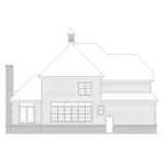 Farmhouse Plan Rear Elevation - Chadwick Forest Southern Home 040D-0016 - Search House Plans and More