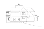 Traditional House Plan Right Elevation - Levinson Place French Home 040D-0017 - Shop House Plans and More
