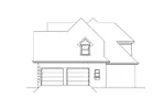 European House Plan Right Elevation - Radcliffe European Home 040D-0018 - Shop House Plans and More