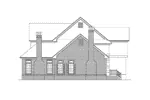 Traditional House Plan Left Elevation - Waterford Traditional Home 040D-0020 - Shop House Plans and More