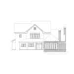 Traditional House Plan Rear Elevation - Waterford Traditional Home 040D-0020 - Shop House Plans and More