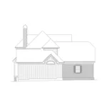 Traditional House Plan Left Elevation - Forestview Country Home 040D-0021 - Search House Plans and More