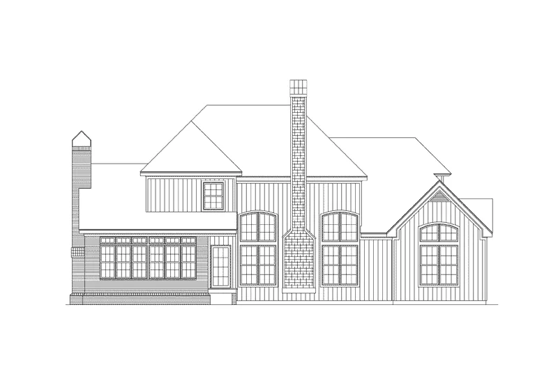 Country House Plan Rear Elevation - Forestview Country Home 040D-0021 - Search House Plans and More