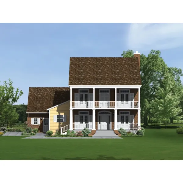 Plantation Style Home With Colonial Formality