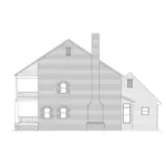 Southern House Plan Right Elevation - Fullerton Plantation Home 040D-0022 - Search House Plans and More