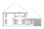 Traditional House Plan Rear Elevation - Berkeley Georgian Home 040D-0023 - Search House Plans and More