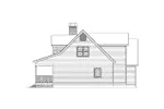 Farmhouse Plan Right Elevation - Auburn Park Country Farmhouse 040D-0024 - Search House Plans and More
