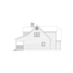 Farmhouse Plan Right Elevation - Auburn Park Country Farmhouse 040D-0024 - Search House Plans and More