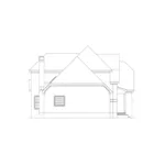 Country French House Plan Left Elevation - Robertson Country French Home 040D-0025 - Shop House Plans and More